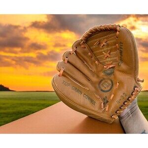 Vintage Nesco Allstar N-32  ALL STAR Top Grain Cowhide Baseball Glove